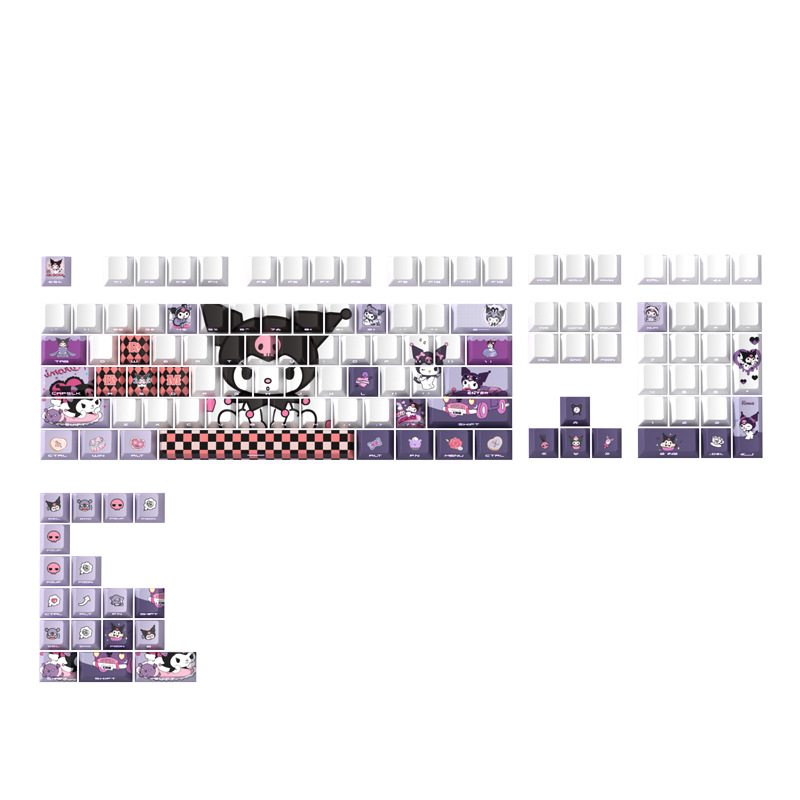 庫洛米側刻透光磨砂手感五面熱昇華夜魔磁軸6075100wooting-ZUIHANG SHOP