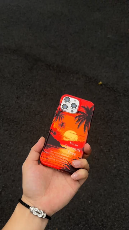 高級亮面磨砂全包手機殼