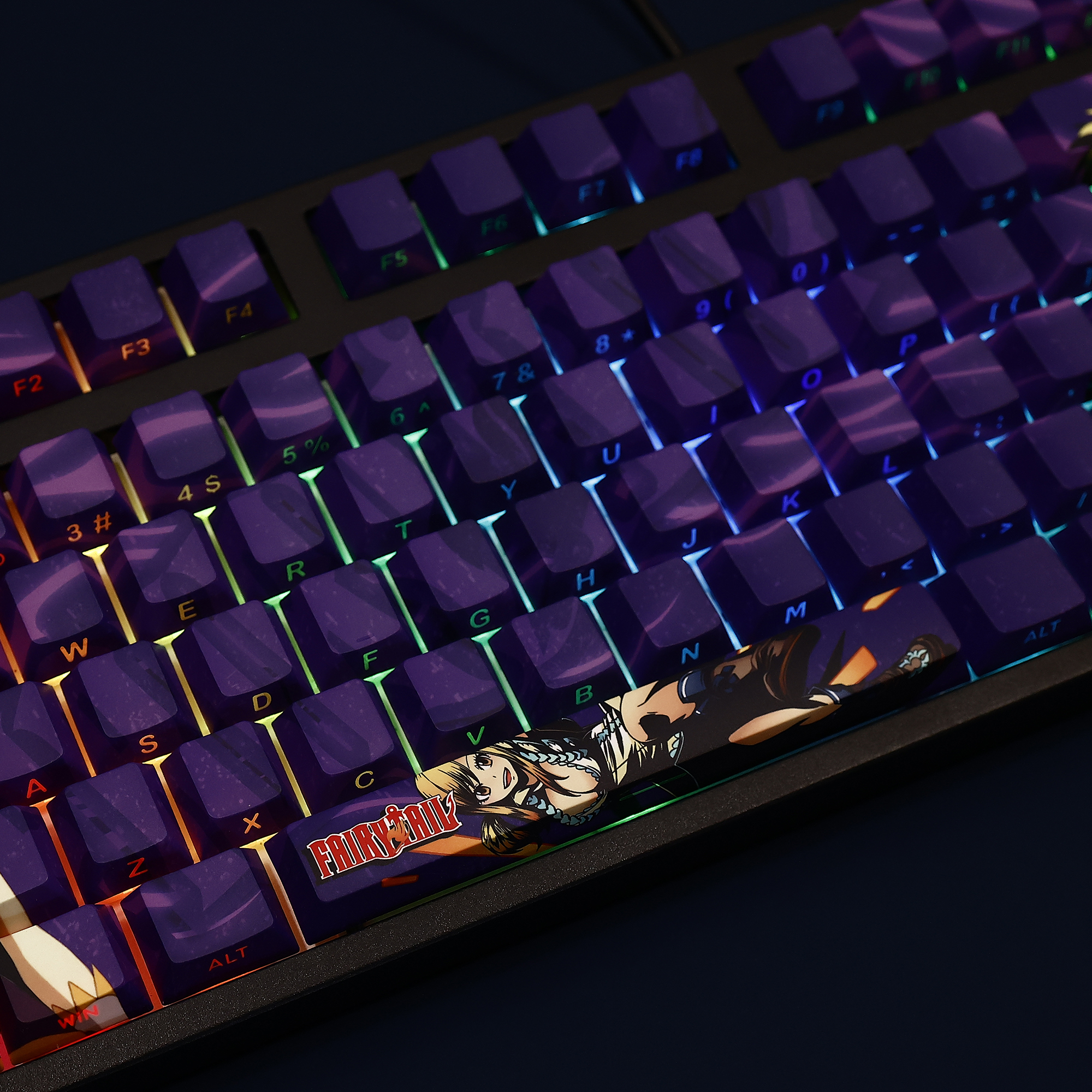 露西哈特菲利亞透光RGB108鍵標準配列衛星軸鍵帽-ZUIHANG SHOP