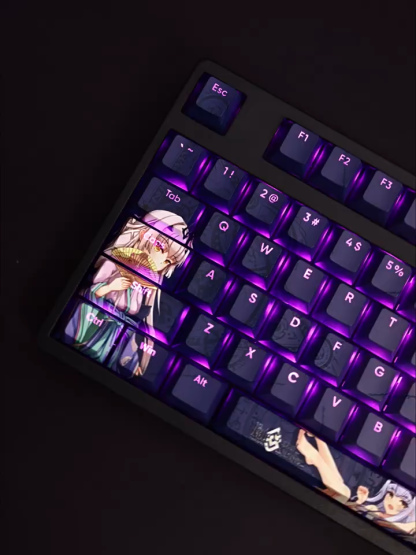 蘭斯洛特透光RGB108鍵標準配列衛星軸鍵帽