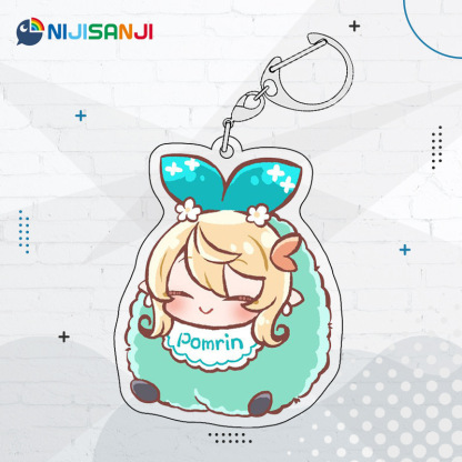 Luxiem彩虹社全員同人週邊 NIJISANJI EN 雙面夾層鑰匙扣掛件吧唧