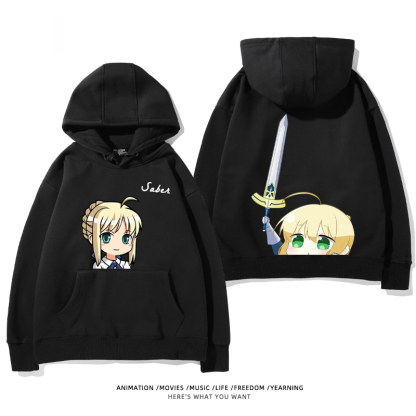 Fate新款 親子情侶男女款連帽衛衣-ZUIHANG SHOP