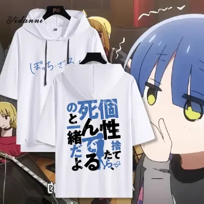 孤獨搖滾新款 親子情侶男女款連帽短袖T恤-ZUIHANG SHOP