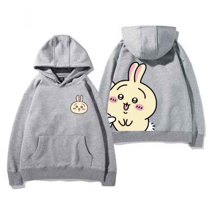 chiikawa 2025秋冬新款親子情侶裝連帽衛衣