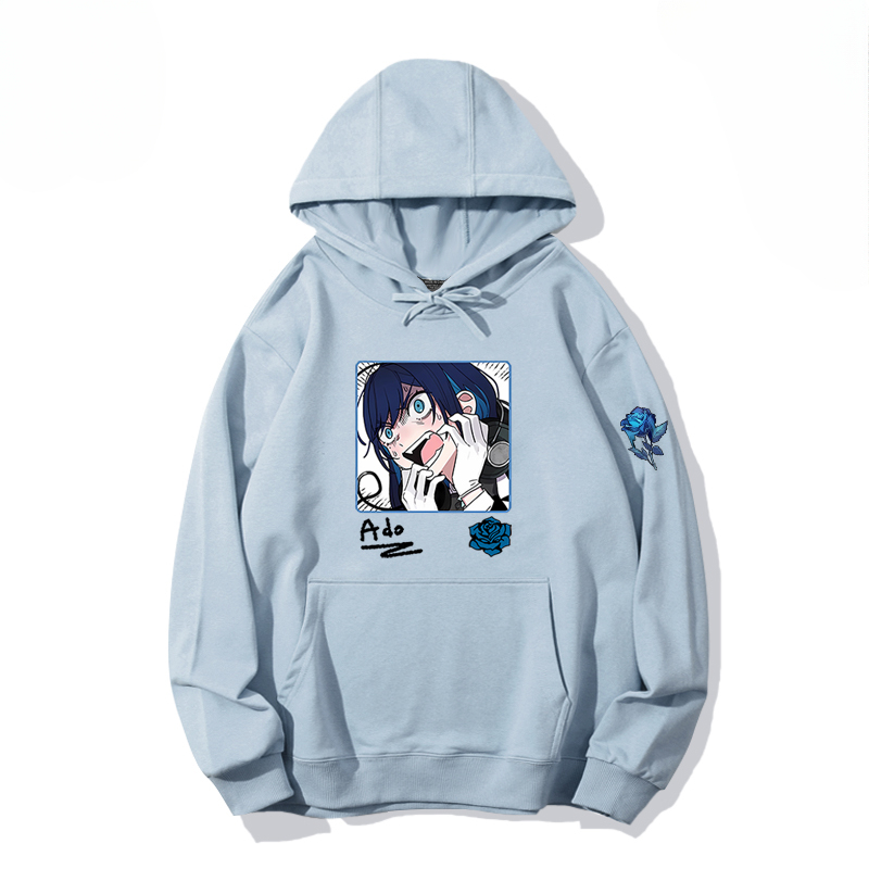 Ado歌手同人 寬鬆百搭 秋冬款 寬鬆連帽衛衣-ZUIHANG SHOP