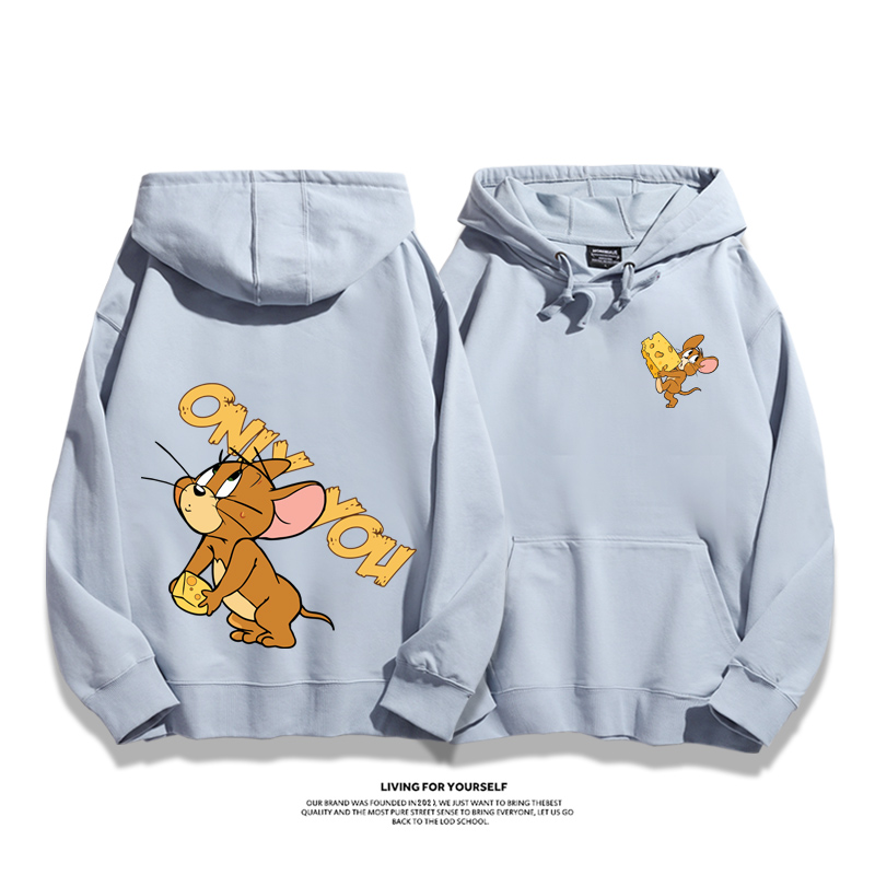 湯姆貓與傑利鼠新款 親子情侶男女款連帽衛衣-ZUIHANG SHOP