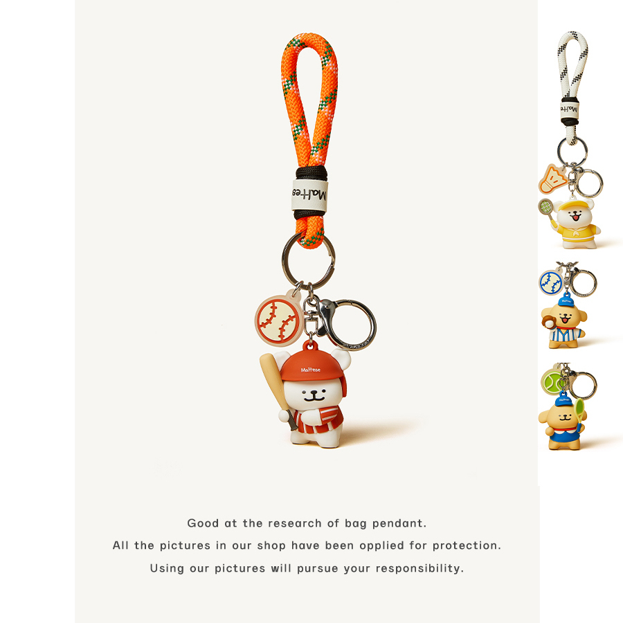 線條小狗 包包掛件 高級感小玩偶情侶書包小掛飾-ZUIHANG SHOP