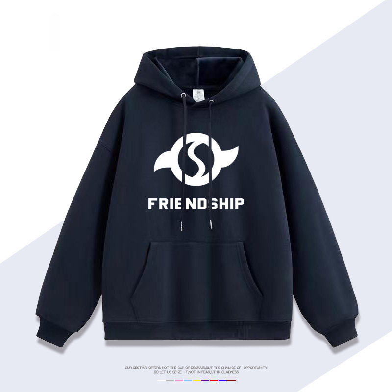 數碼寶貝大冒險勇氣徽章 聯名衛衣2025秋冬新款 親子情侶裝連帽衛衣