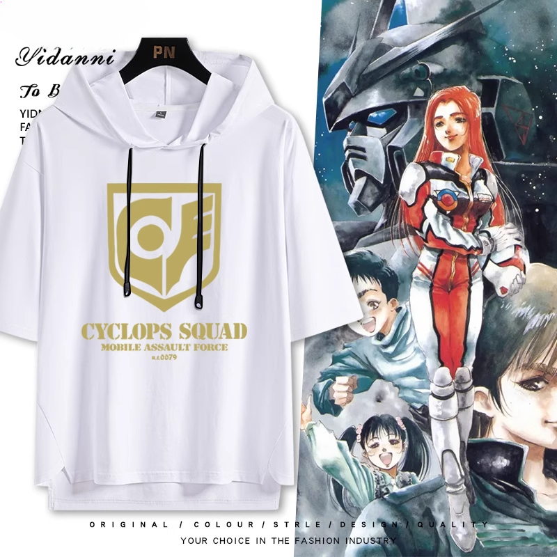 機動戰士鋼彈新款 親子情侶男女款連帽短袖T恤-ZUIHANG SHOP