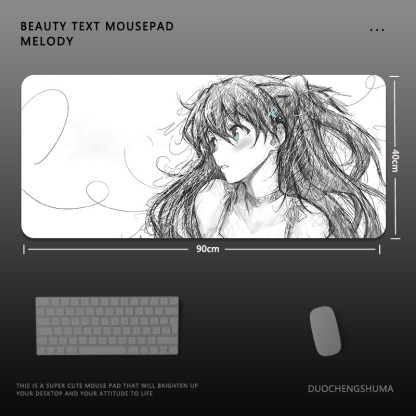 二次元亂線 主題桌墊 布質滑鼠墊-ZUIHANG SHOP