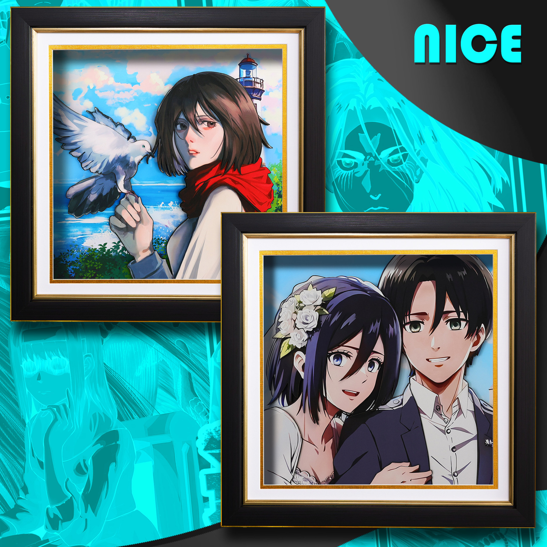 進擊的巨人 3D立體畫-ZUIHANG SHOP