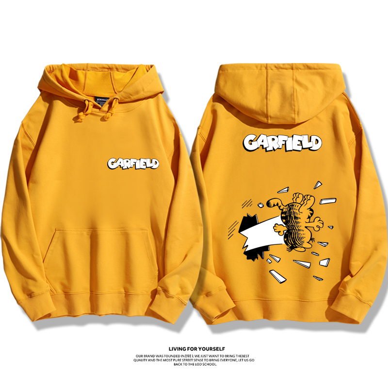 加菲貓新款 親子情侶男女款連帽衛衣-ZUIHANG SHOP