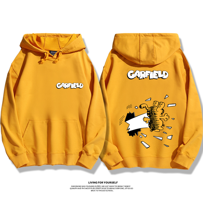加菲貓新款 親子情侶男女款連帽衛衣-ZUIHANG SHOP