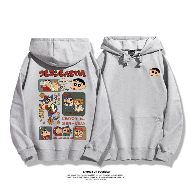 蠟筆小新新款 親子情侶男女款連帽衛衣-ZUIHANG SHOP