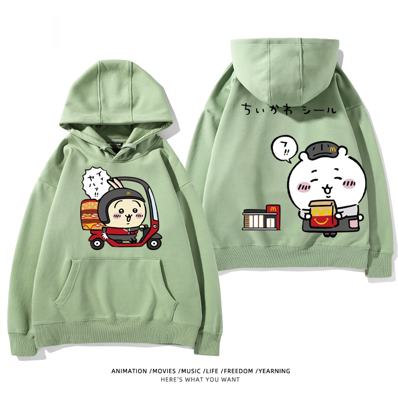 Chiikawa新款 親子情侶男女款連帽衛衣-ZUIHANG SHOP