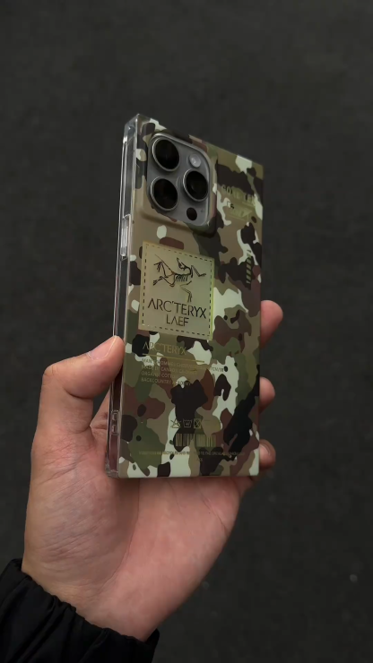 始祖鳥迷彩鐳射手機殼