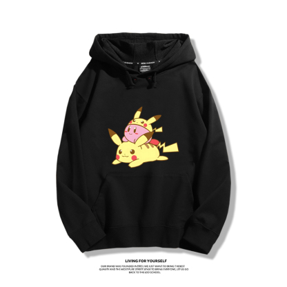 星之卡比新款 親子情侶男女款連帽衛衣