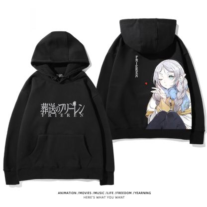 葬送的芙莉蓮新款 親子情侶男女款連帽衛衣-ZUIHANG SHOP