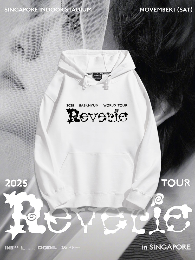 BAEKHYUN邊伯賢新款 親子情侶男女款連帽衛衣