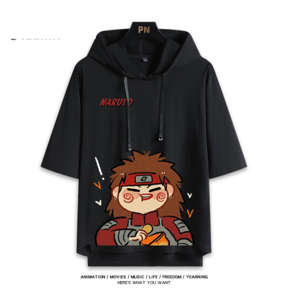 火影忍者 連帽短袖T恤