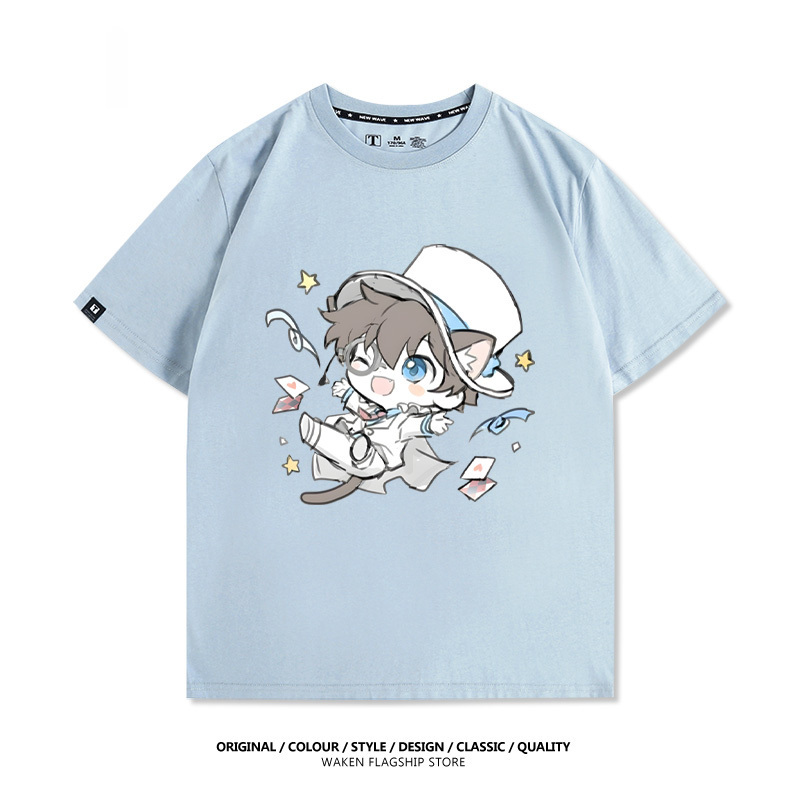 怪盜基德 2025親子情侶男女同款 印花短袖T恤