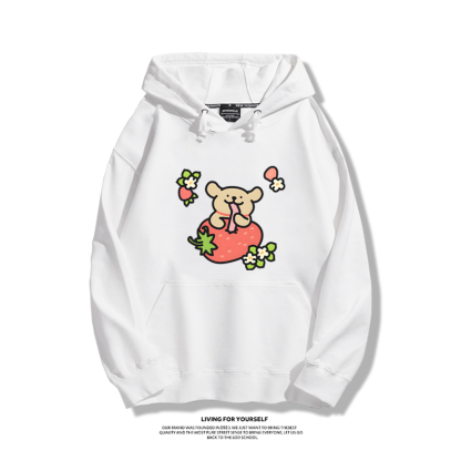 線條小狗新款 親子情侶男女款連帽衛衣-ZUIHANG SHOP