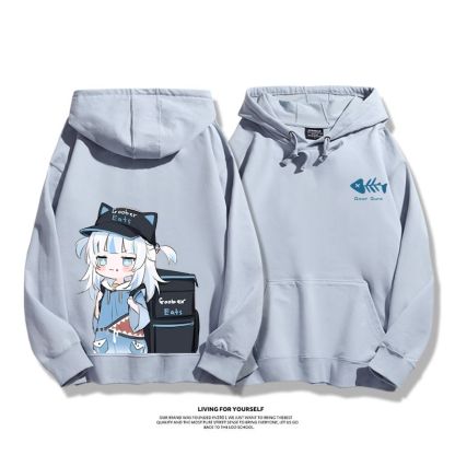 Gawr Gura 2025秋冬新款 親子情侶男女連帽衛衣-ZUIHANG SHOP