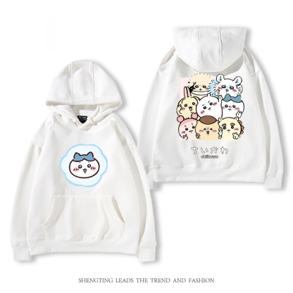 Chiikawa新款 親子情侶男女款連帽衛衣-ZUIHANG SHOP