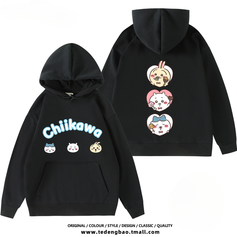 Chiikawa新款 親子情侶男女款連帽衛衣-ZUIHANG SHOP