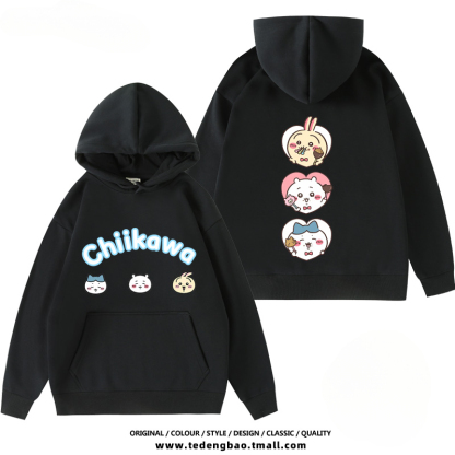 Chiikawa新款 親子情侶男女款連帽衛衣-ZUIHANG SHOP