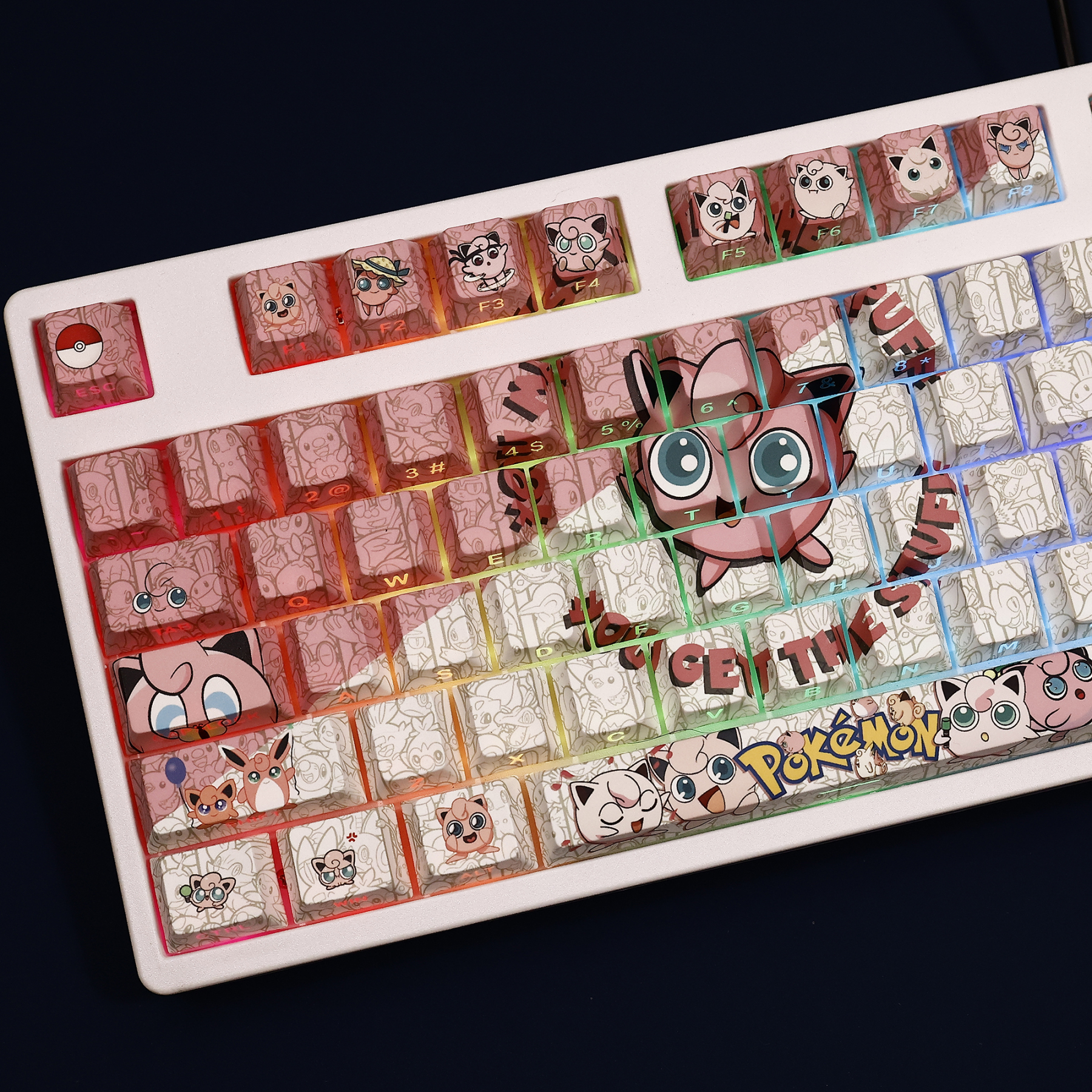 胖丁 108鍵 標準配列 衛星軸鍵帽-ZUIHANG SHOP