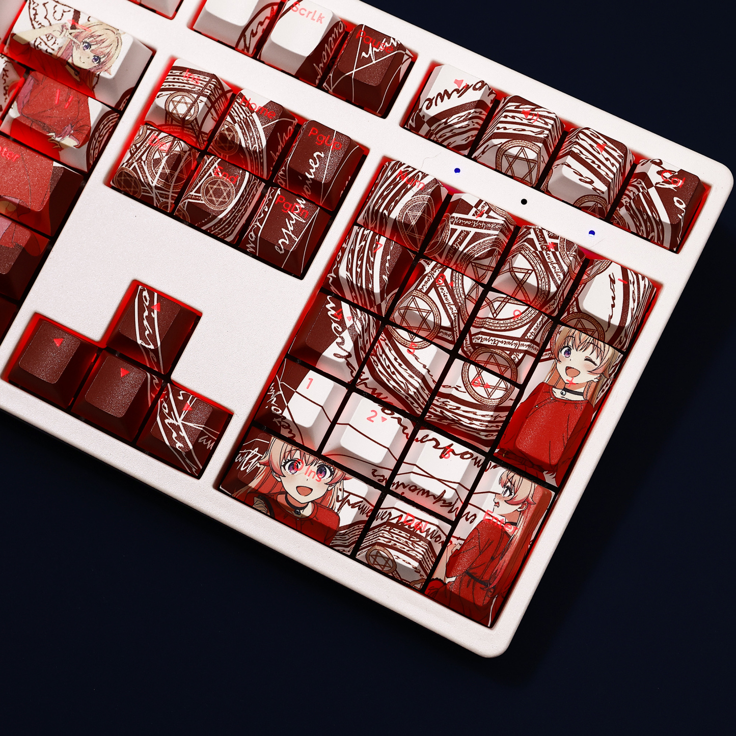 魔女守護者 若月妮可 108鍵 標準配列 衛星軸鍵帽-ZUIHANG SHOP