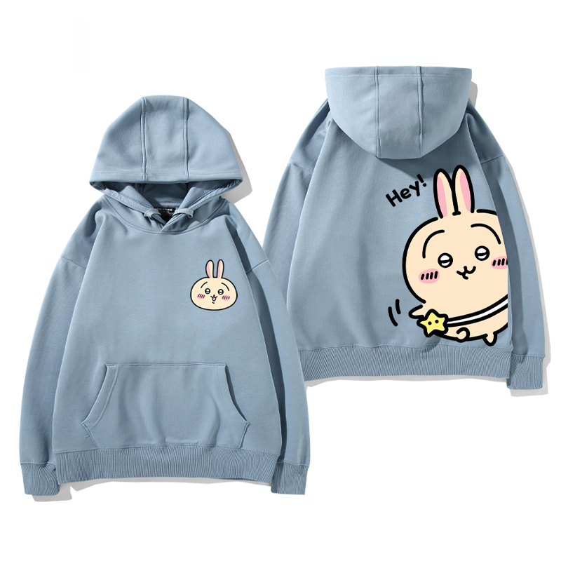 chiikawa 2025秋冬新款親子情侶裝連帽衛衣