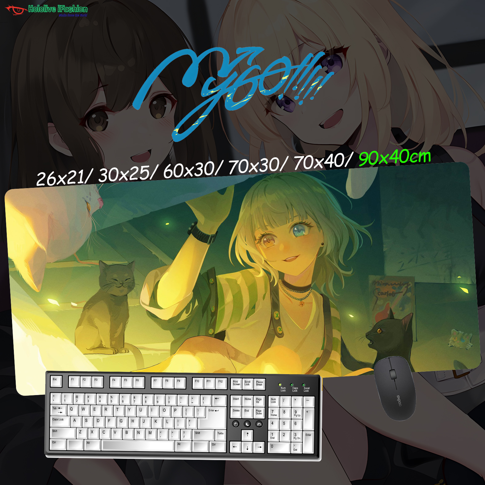 BanG Dream! It's MyGO!!!!! 超大鎖邊主題桌墊 布質滑鼠墊