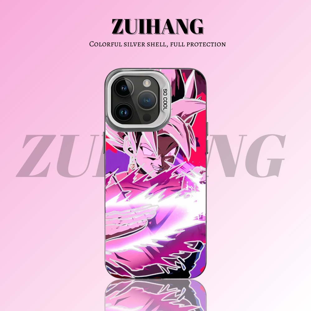 七龍珠彩銀線條漸變防摔手機殼-ZUIHANG SHOP