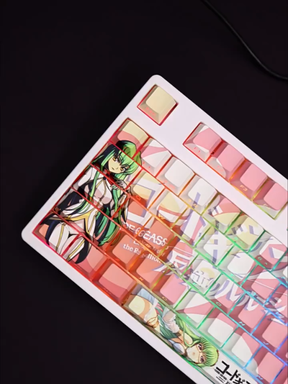 反叛的魯路修C.C.透光RGB108鍵標準配列衛星軸鍵帽