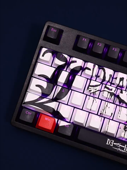 死亡筆記Death Note透光RGB108鍵標準配列衛星軸鍵帽