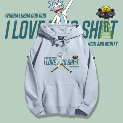 瑞克和莫蒂新款 親子情侶男女款連帽衛衣-ZUIHANG SHOP