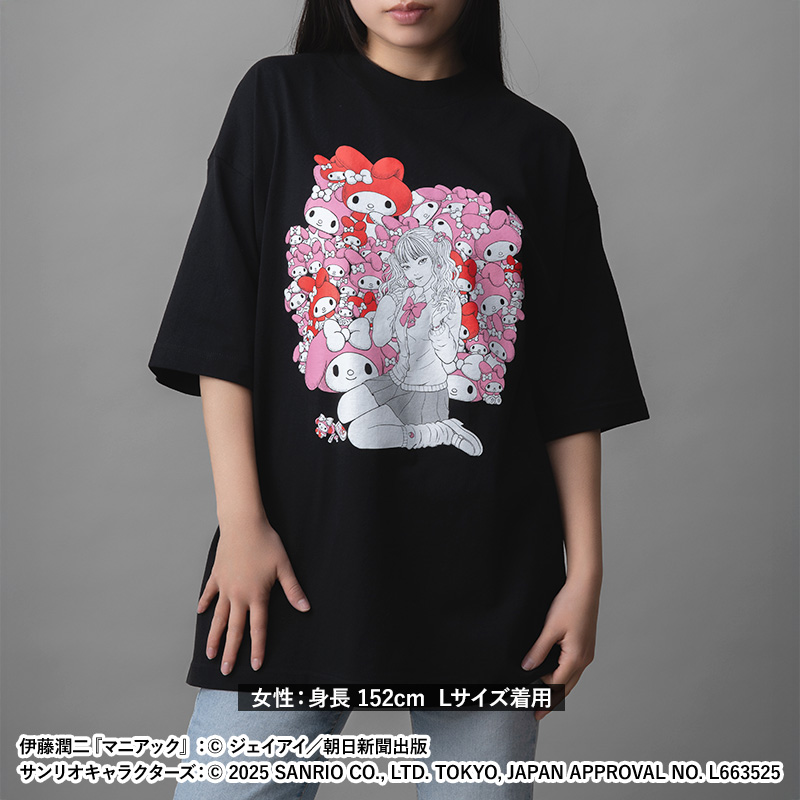 伊藤潤二 & Sanrio 聯名襯衫辣妹富江短袖T恤