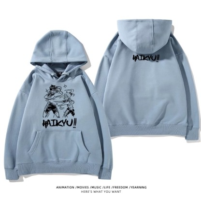 排球少年新款 親子情侶男女款連帽衛衣-ZUIHANG SHOP