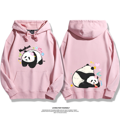 花花果賴熊貓新款 親子情侶男女款連帽衛衣-ZUIHANG SHOP