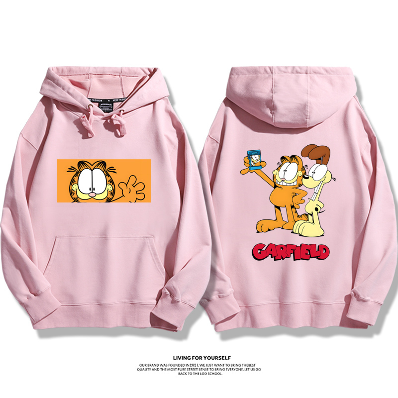 加菲貓新款 親子情侶男女款連帽衛衣-ZUIHANG SHOP