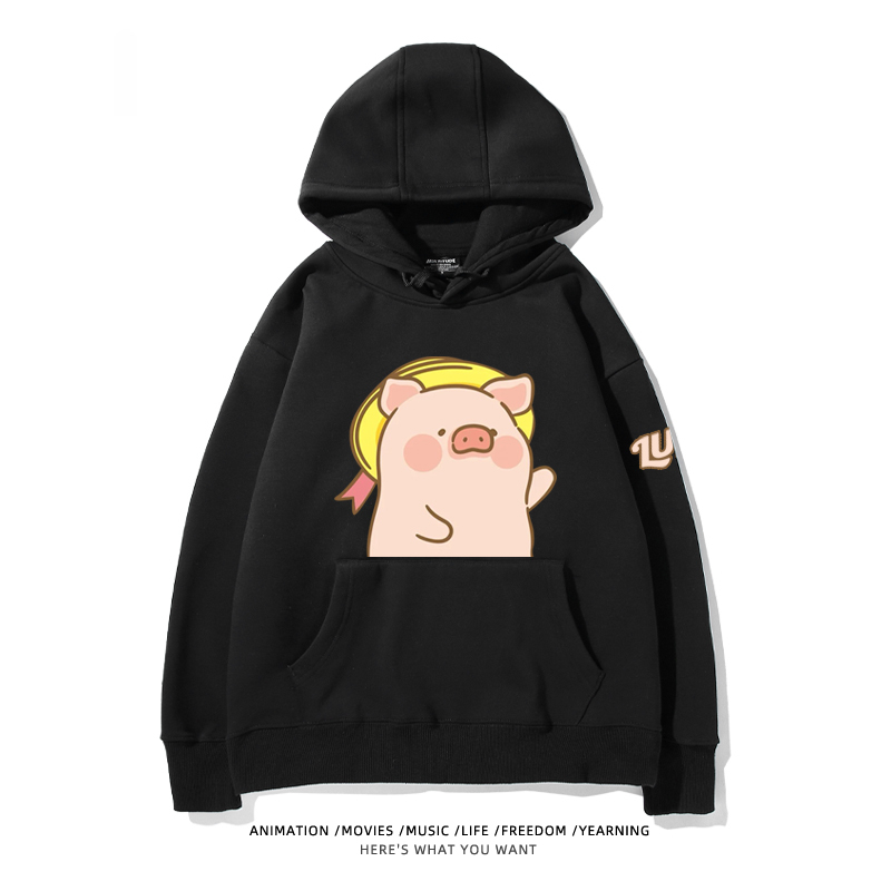 LULU豬新款 親子情侶男女款連帽衛衣-ZUIHANG SHOP