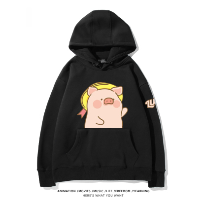 LULU豬新款 親子情侶男女款連帽衛衣-ZUIHANG SHOP