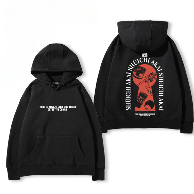 名偵探柯南新款 親子情侶男女款連帽衛衣-ZUIHANG SHOP