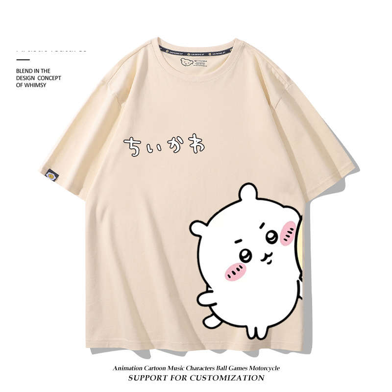 Chiikawa 2025親子情侶男女同款 印花短袖T恤-ZUIHANG SHOP