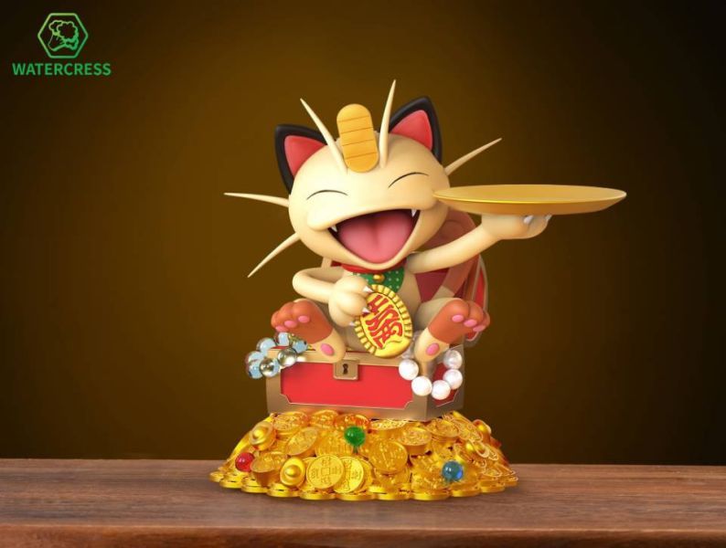 【預購】Watercress模玩 招財收納喵喵