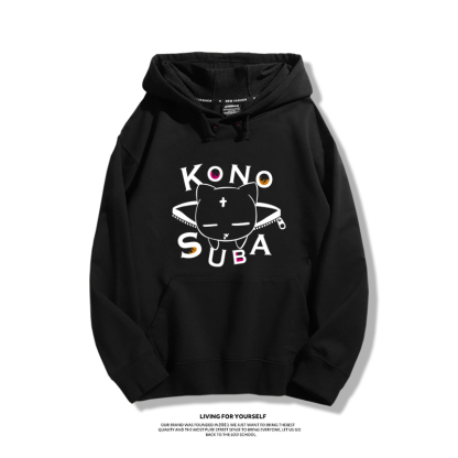 為美好的世界獻上爆焰豆之助新款 親子情侶男女款連帽衛衣-ZUIHANG SHOP