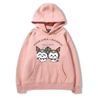 chiikawa吉伊卡哇聯名三麗歐新款 親子情侶男女款連帽衛衣-ZUIHANG SHOP