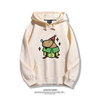 卡皮巴拉聖誕新款 親子情侶男女款連帽衛衣-ZUIHANG SHOP